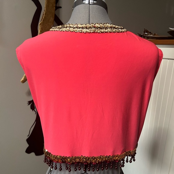 Hand Made Women’s Choli Top Size Medium. Gently Worn - Picture 2 of 4